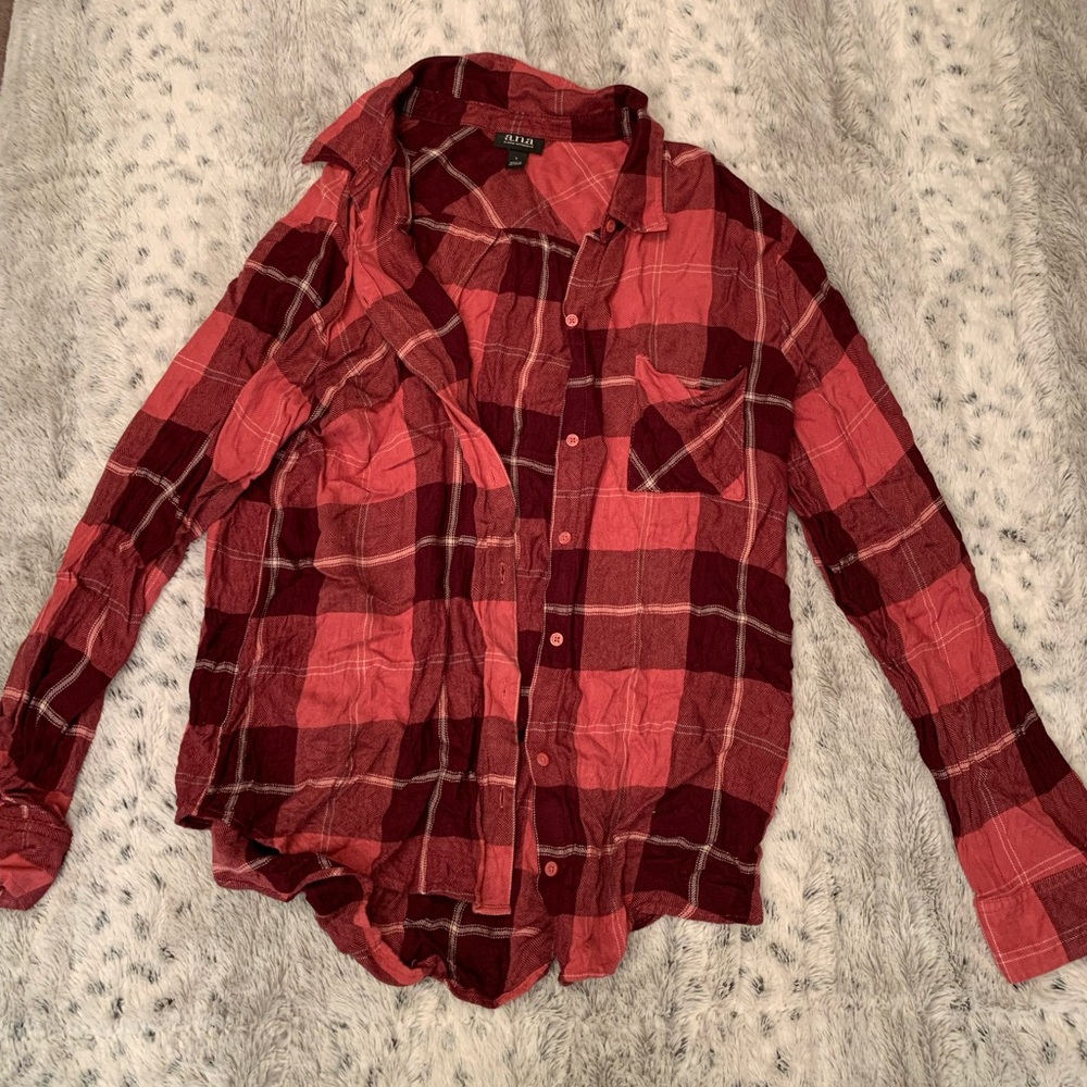 Maroon Flannel